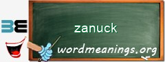 WordMeaning blackboard for zanuck